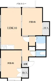 ドミールキクチPartII【2階】の間取り