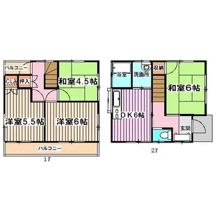 千葉県市川市平田3【一戸建】の間取り