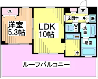 東京都杉並区方南1【マンション】の間取り