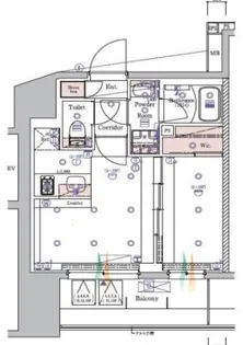 SYFORME KAWASAKI【10階】の間取り