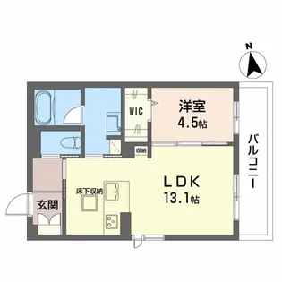 シャーメゾンソフィア南【1階】の間取り
