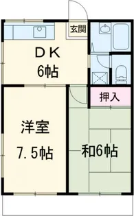 メゾンマキ【1階】の間取り