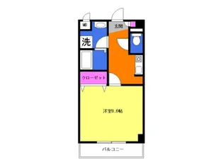 クラウド1【4階】の間取り