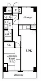 川崎スパマンション【6階】の間取り
