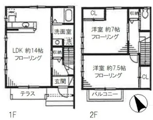 ソレアード松江の間取り