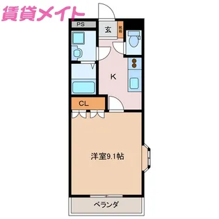 smiley【1階】の間取り