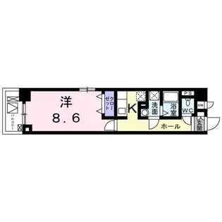 マウントック・レア【1階】の間取り