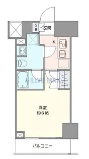 クレヴィスタ横浜関内II【5階】の間取り