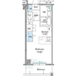 ホーリーフォート南平岸【9階】の間取り