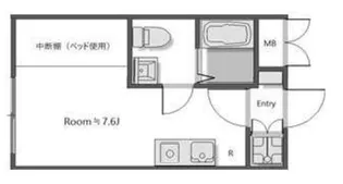 blue palette赤羽【1階】の間取り