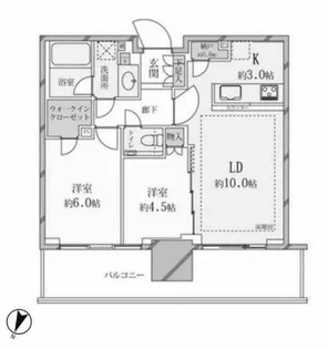 シティタワーズ東京ベイセントラルタワー【18階】の間取り