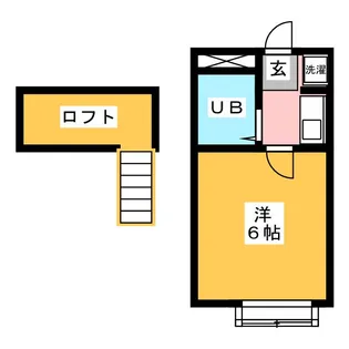 コスモハイツ泉【2階】の間取り