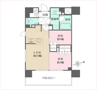 グレーシアフィット藤沢鵠沼【7階】の間取り