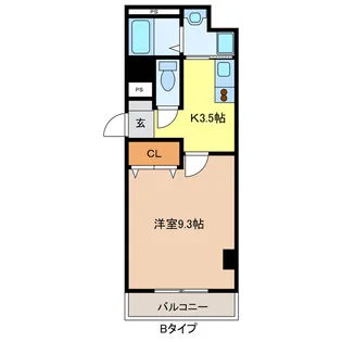ルラシオン江戸橋【5階】の間取り