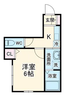 プランドール武蔵小杉【1階】の間取り