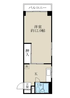 コーポ湊町【3階】の間取り