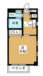 リヴェール麻布十番【5階】の間取り