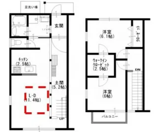 埼玉県川越市大字吉田【一戸建】の間取り