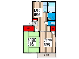 グランモール壱番館【1階】の間取り