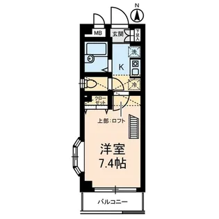 グランステージ坂戸【2階】の間取り