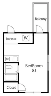 STマンション【5階】の間取り