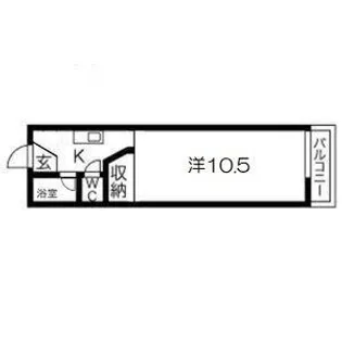 サンライフ久宝寺【2階】の間取り