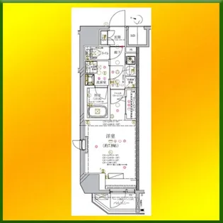ディアレイシャス西武柳沢【5階】の間取り