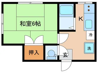 第一王子ハウス【2階】の間取り