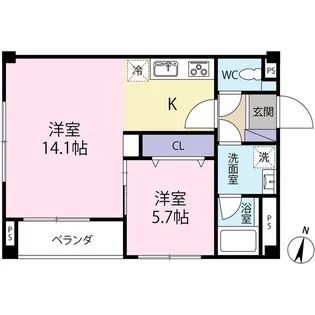 Hirundo Court【3階】の間取り