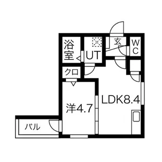F asecia Alta【1階】の間取り