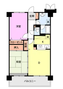 ウエストコート愛宕【2階】の間取り