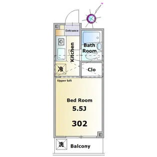 アーバンハイツ【3階】の間取り