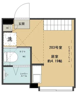 ハーモニーテラス南小岩III【2階】の間取り