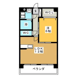 サンヴィレッジ【3階】の間取り