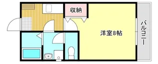 クレフラスト新津町【1階】の間取り