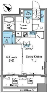 レジデンス横濱リバーサイド【2階】の間取り