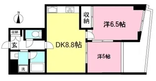 ルミエール大野南【5階】の間取り