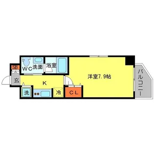 アーデン堺筋本町【6階】の間取り