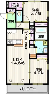 グラン・ソレイユ【3階】の間取り