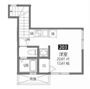 心葉テラス戸越【1階】の間取り