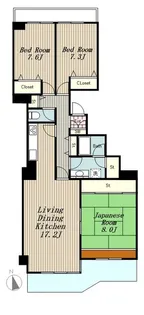 みはらしの家【2階】の間取り