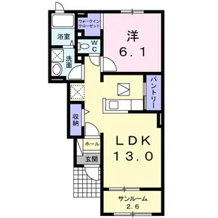 エテルノ【1階】の間取り