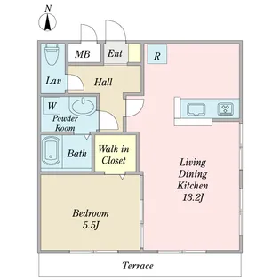 メゾン・ド・ルネ【2階】の間取り