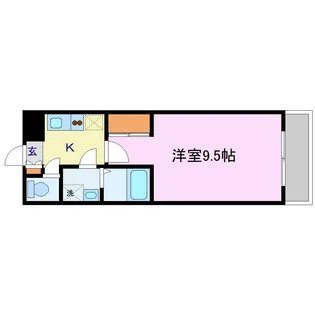 メゾンホープ【5階】の間取り