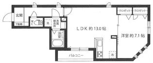 CHAMBRE SQUARE【3階】の間取り