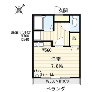 ジェシャンブルI【2階】の間取り
