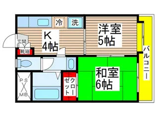サワーハイム【2階】の間取り