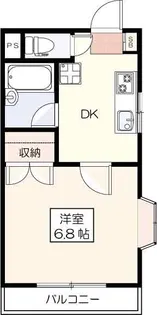 アルカディア武蔵野【1階】の間取り