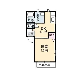 フレグランスピュア【2階】の間取り