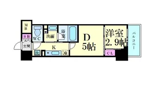 パークアクシス新栄【3階】の間取り